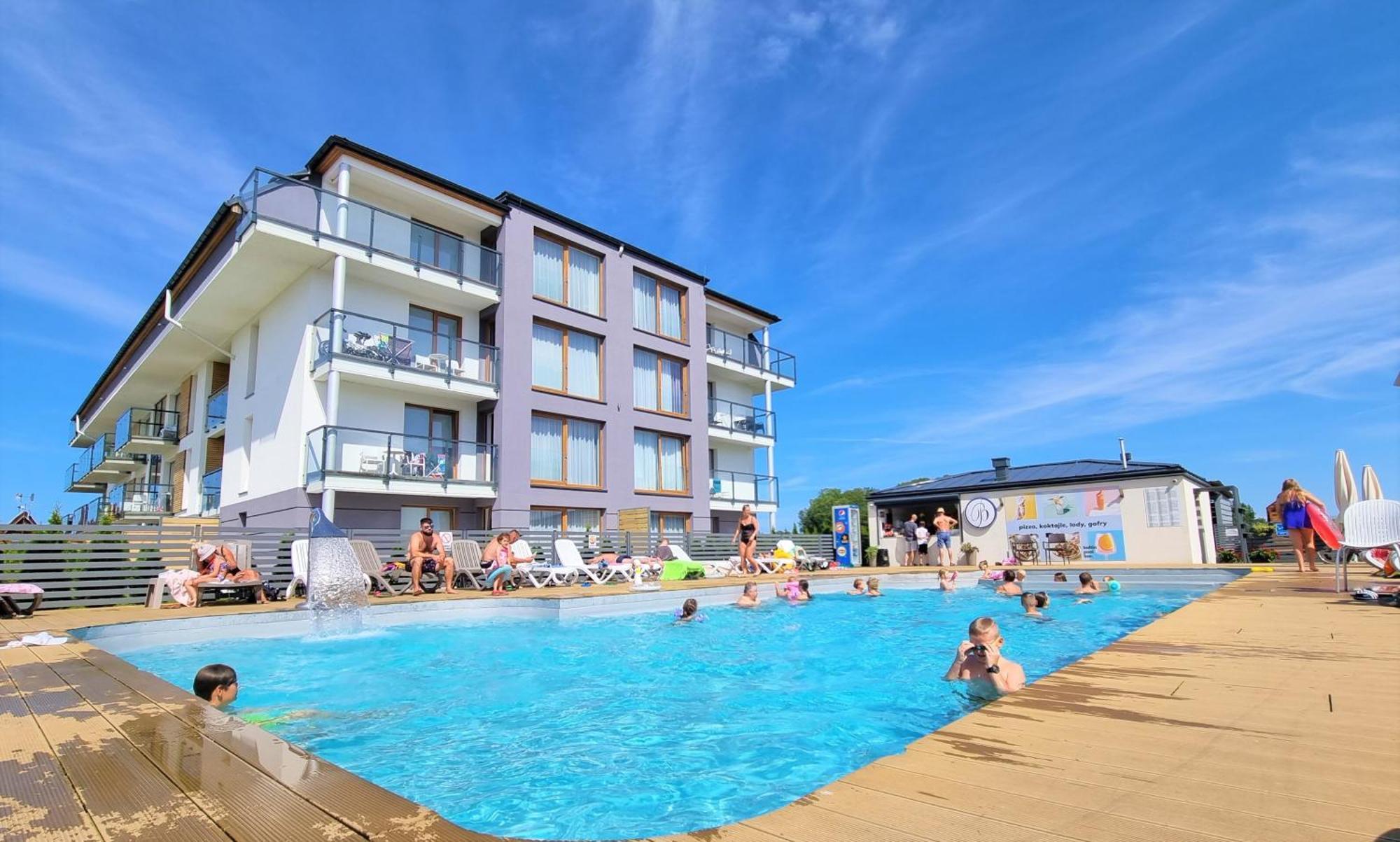 Apartament "Blu10" Z Basenem Sarbinowo Dış mekan fotoğraf