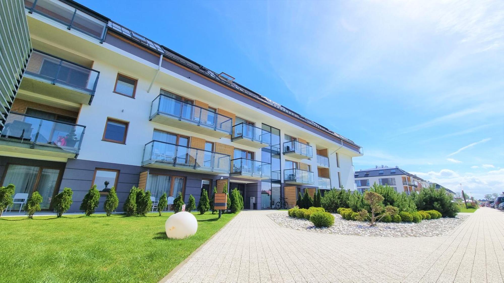 Apartament "Blu10" Z Basenem Sarbinowo Dış mekan fotoğraf