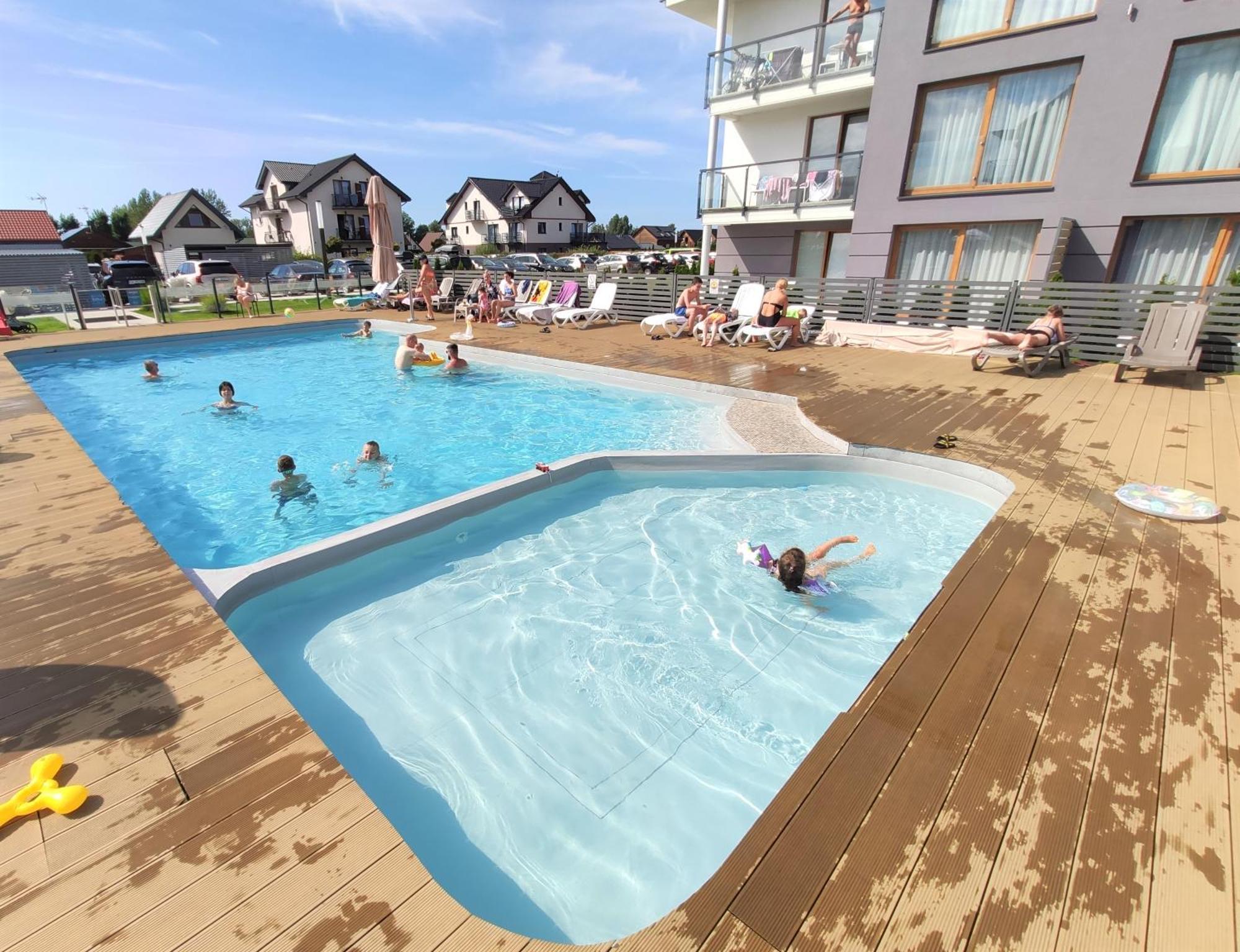 Apartament "Blu10" Z Basenem Sarbinowo Dış mekan fotoğraf