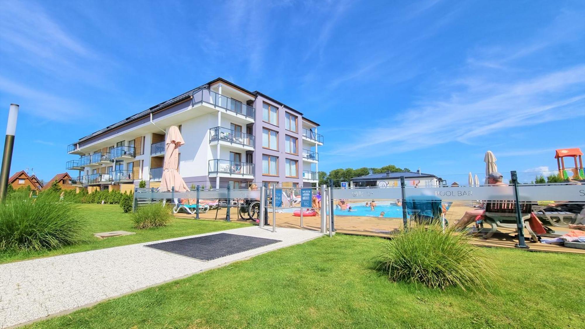 Apartament "Blu10" Z Basenem Sarbinowo Dış mekan fotoğraf