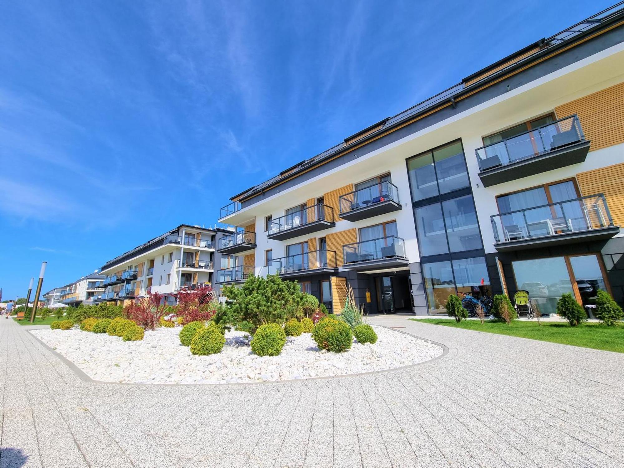 Apartament "Blu10" Z Basenem Sarbinowo Dış mekan fotoğraf